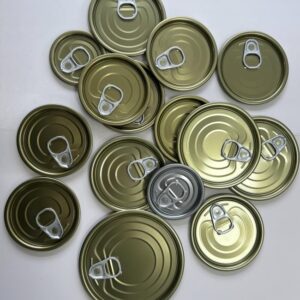 401 Diameter 99mm Tinplate Lid Rust Resistance For Easy Open Round Lid EOE Cans