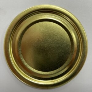 Round Shape Tinplate Can Lid Alu White Color Tin Can Bottom 202D 52mm Diameter