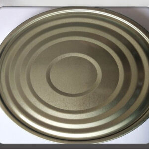 307# 83mm golden lacquer organosol paste tinplate metal cans lid bottom cover tin lid