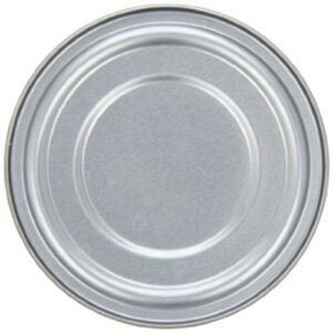 83.3mm Organosol Paste BPA free white coating Tinplate Metal Cans Lid Bottom Cover 307# food tin can meat tin can