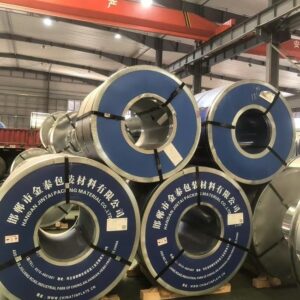 ETP Tinplate / Coil DR8 DR9 Tin Plated Steel Sheet for Food Usage with Inside Coating