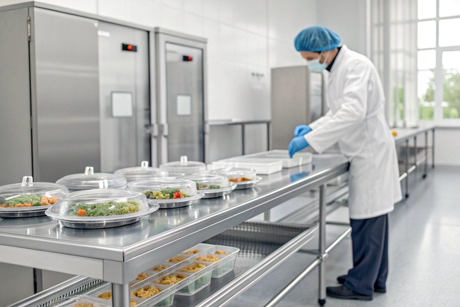 Low-Migration Ink Food Safety Testing Scene