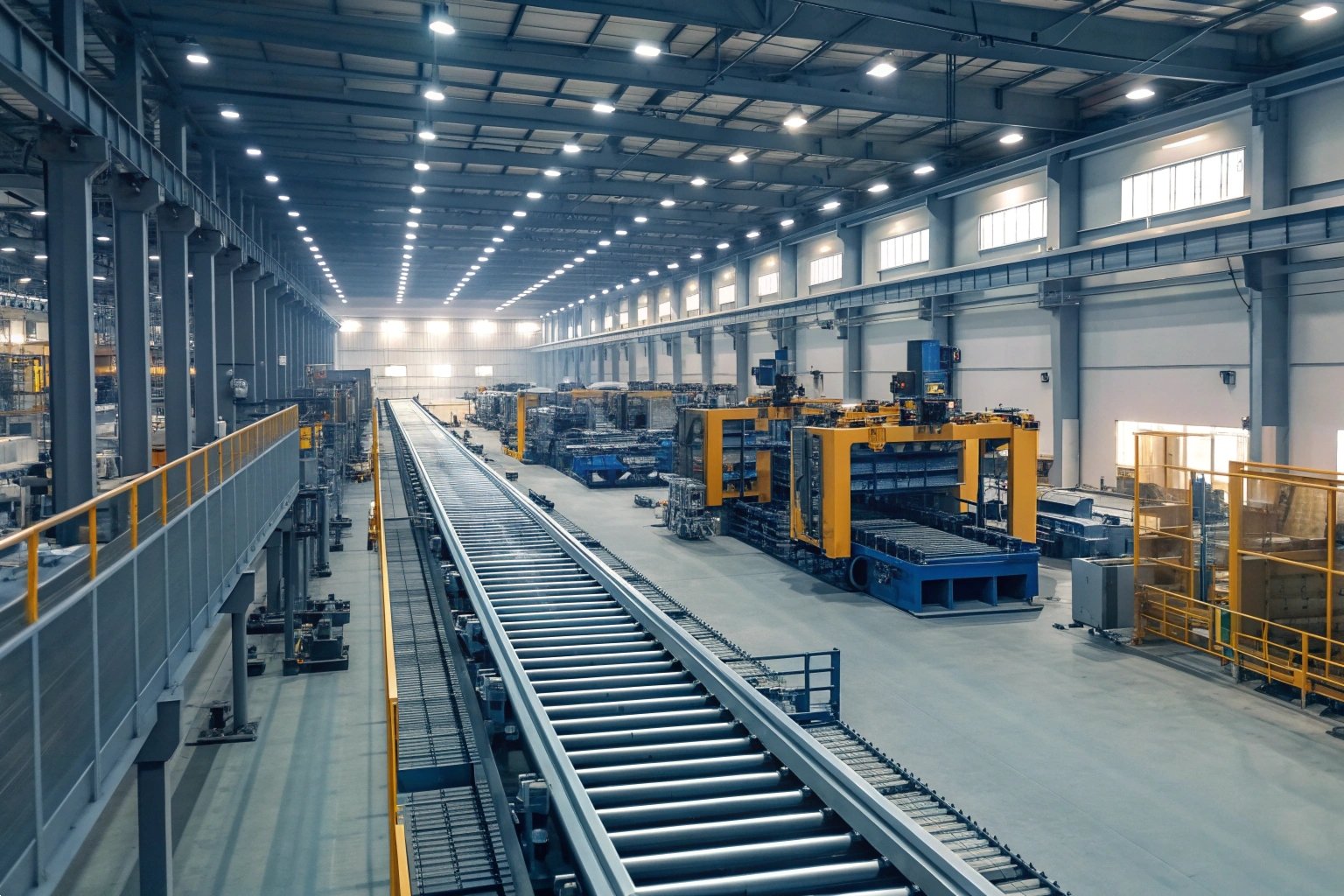 Automation and 5-8% Cost Advantage - Automated can end forming workshop linking high efficiency to cost benefit